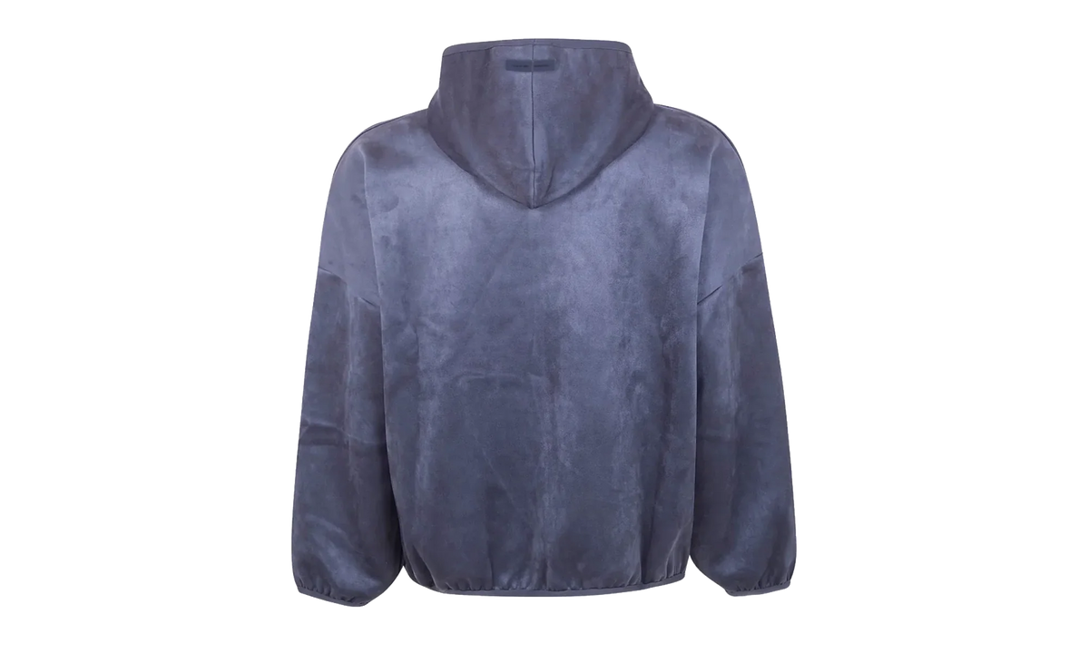 Suede Fleece Modern Hoodie "Iron Grey" 192HO256942F
