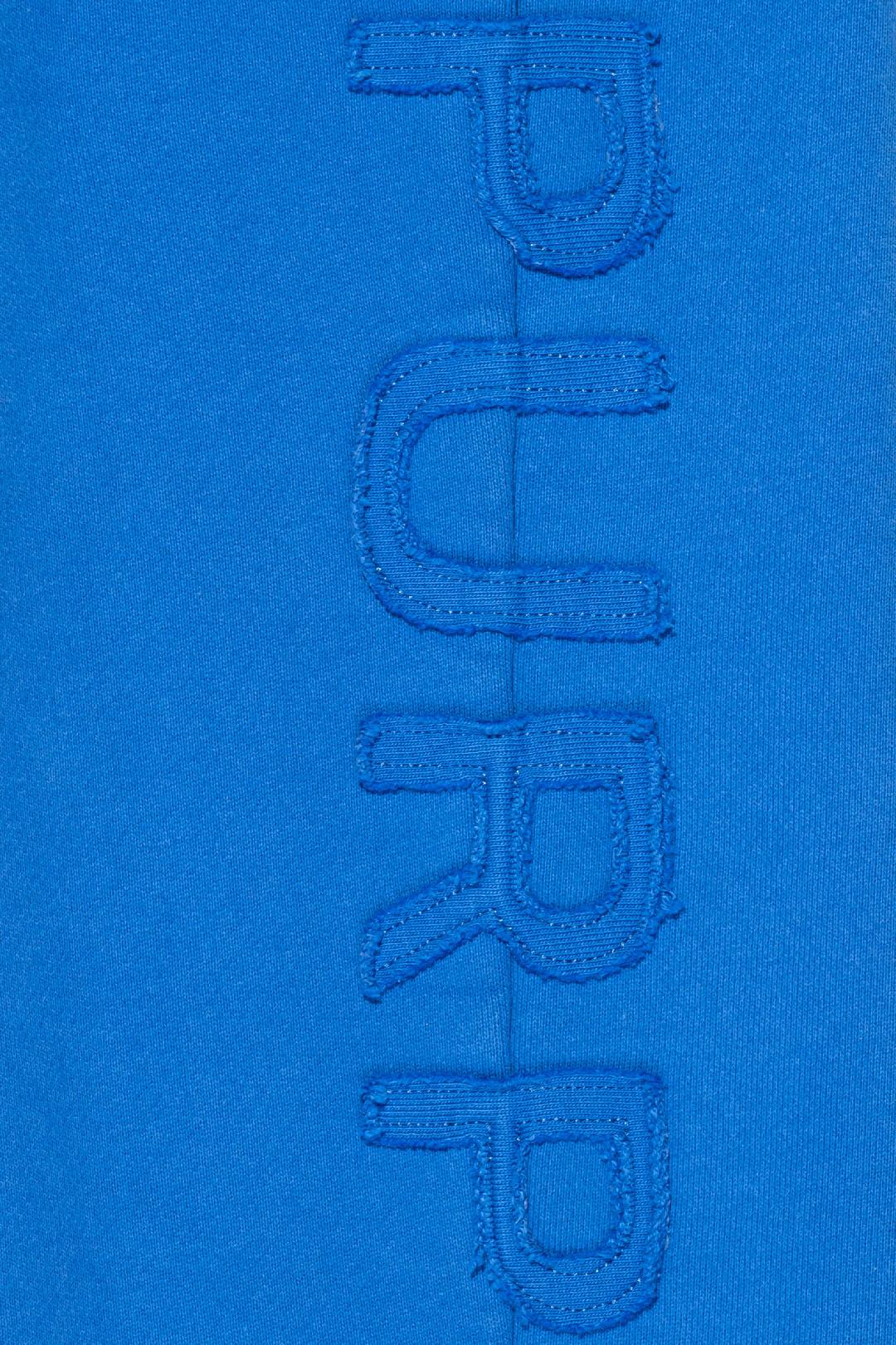 Purple Regular Fit Cutout Wordmark Sweatpant - Blue