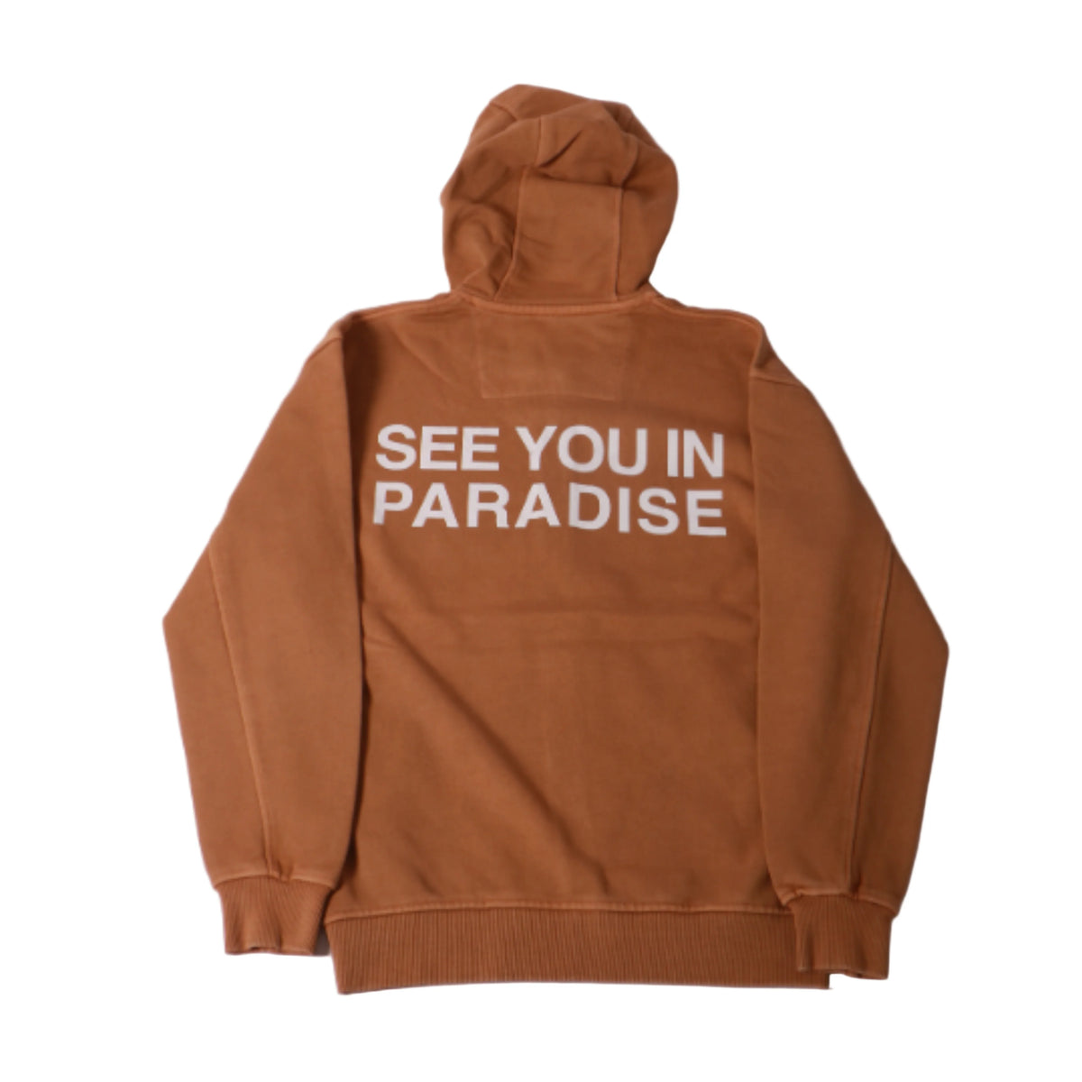 See You In Paradise French Terry Hoodie - Mocha Wash