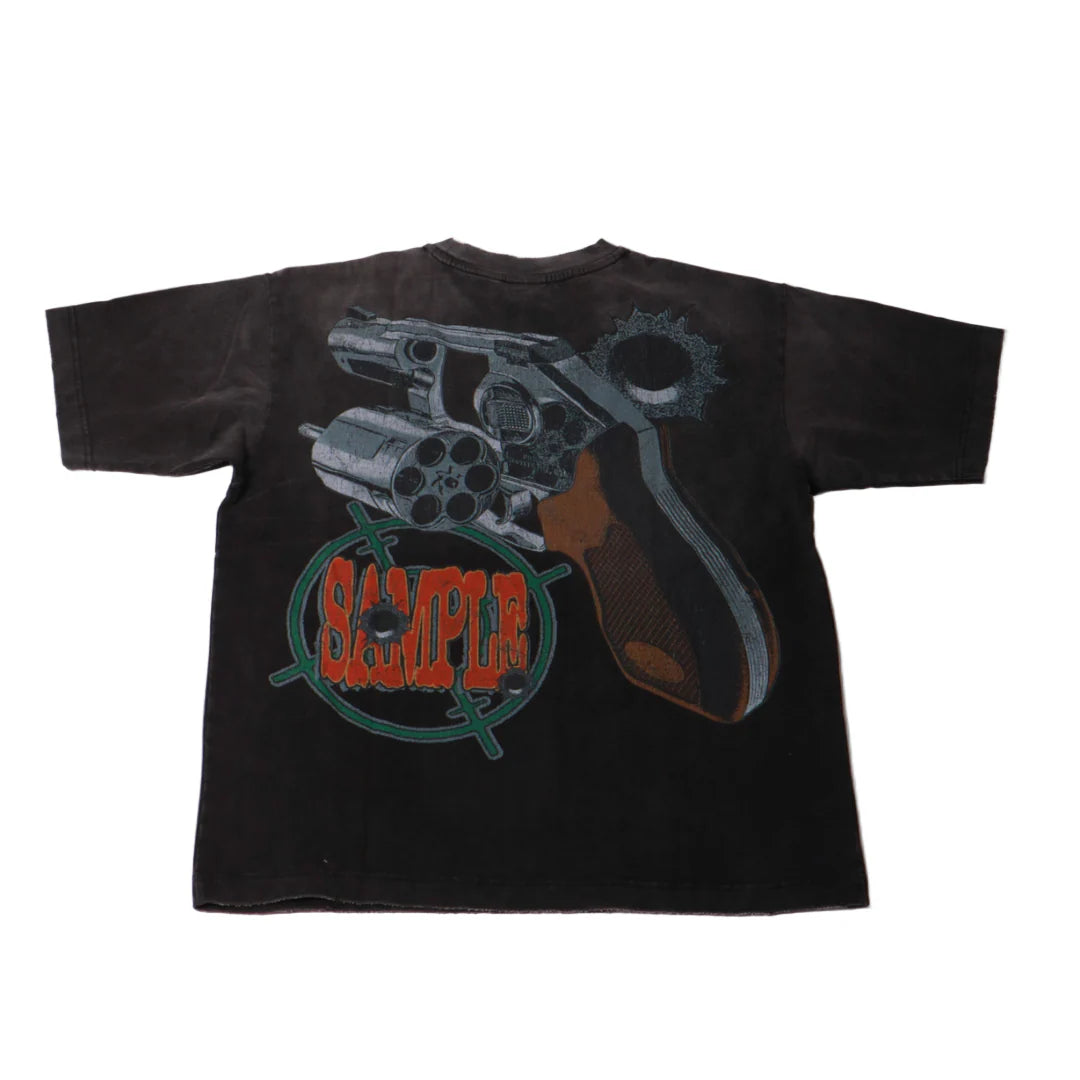 SMPL Crosshair Tee - Washed Black