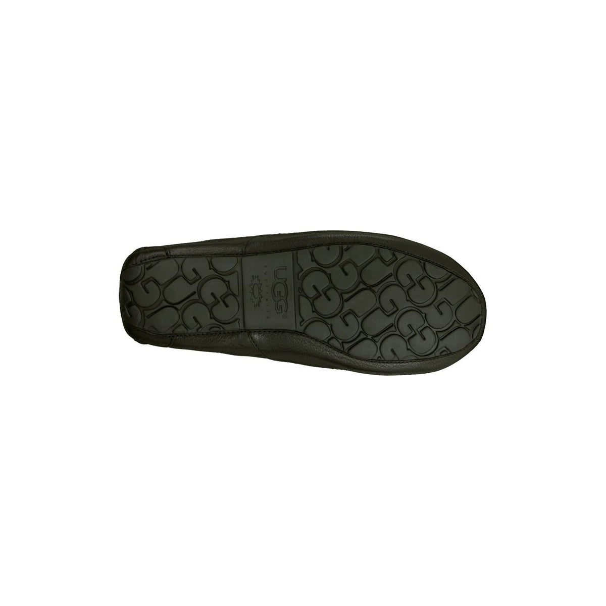 Men's Ascot Leather Slipper in Black