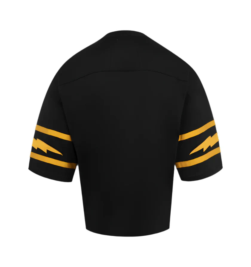 Rhude Monaco Football Jersey - Vintage Black/Yellow