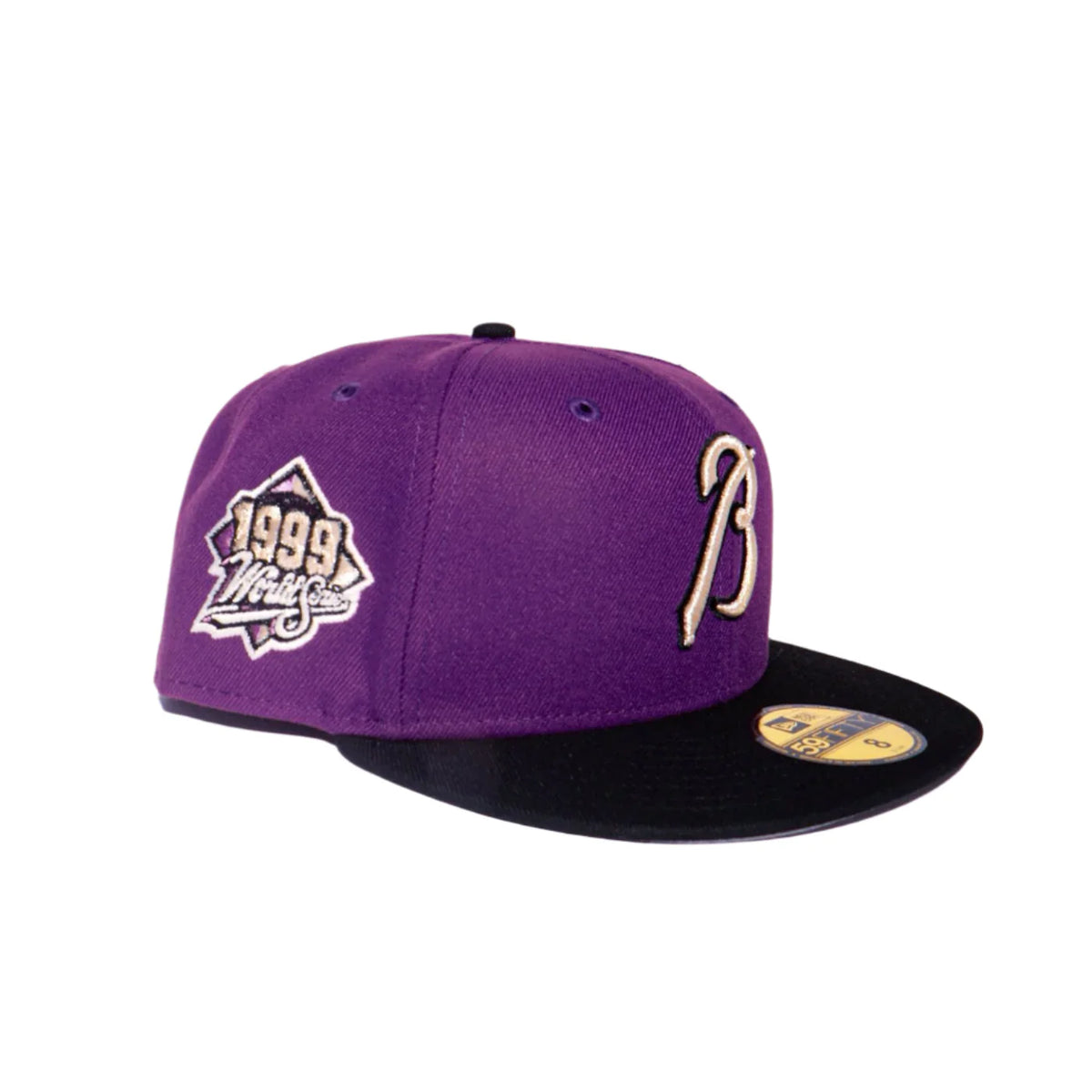 New Era 59Fifty Atlanta Braves "1999 World Series" Hat - "Purple Black"