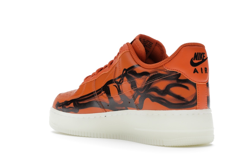 Air Force 1 Low Orange Skeleton
