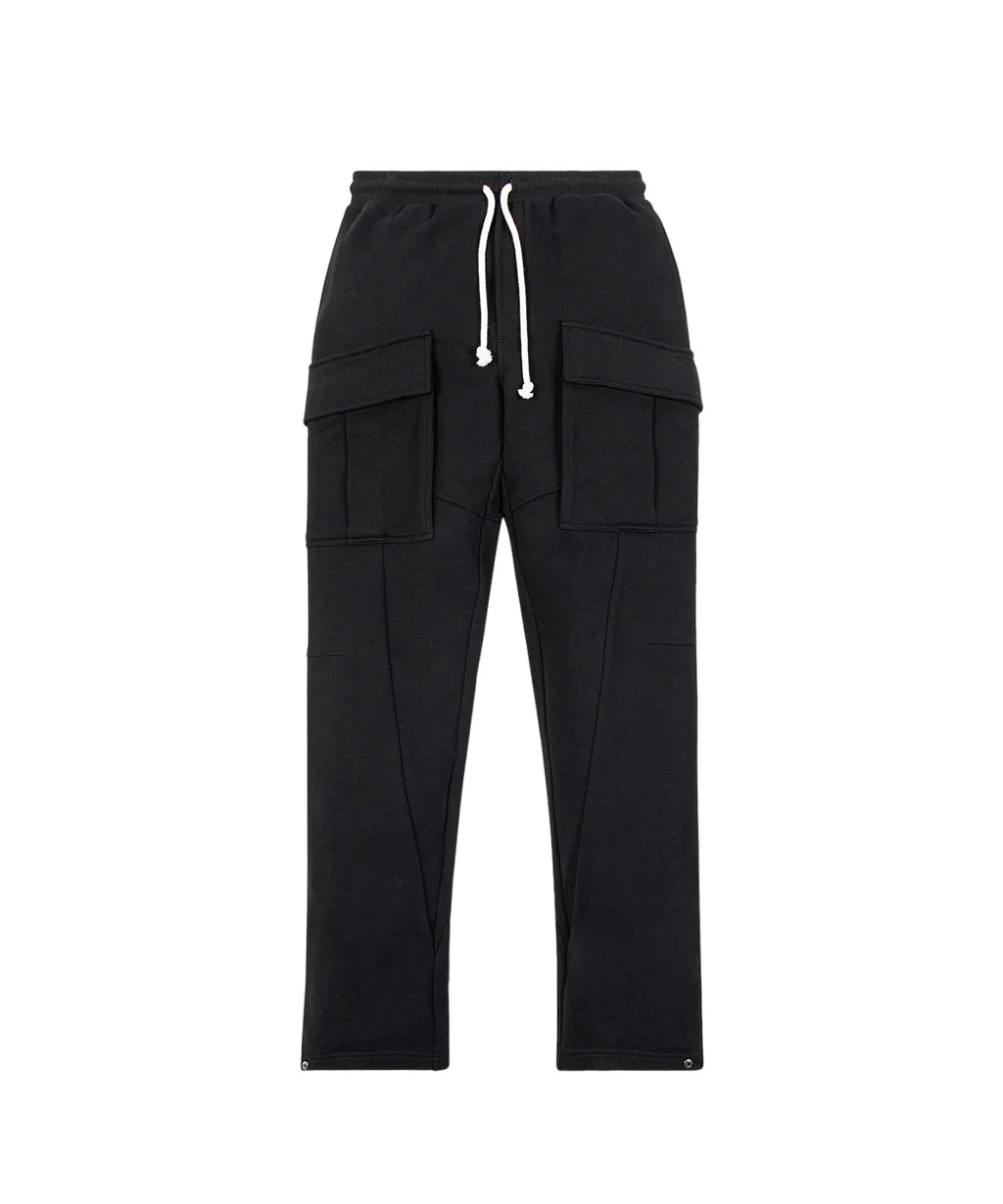 Paper Planes Super Cargo Sweatpants - Black