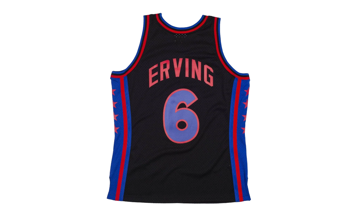 NBA Julius Erving Reload Swingman Jersey "1976 Philadelphia 76ers - Black" SMJYCP19300 P76BLCK76JER
