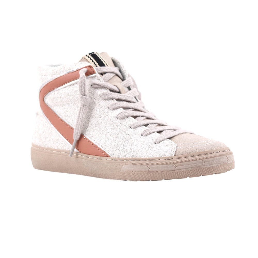 Rooney Glitter High Top Lace Up Sneakers