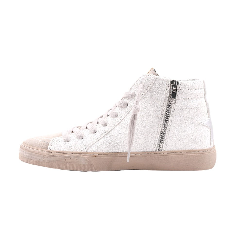 Rooney Glitter High Top Lace Up Sneakers