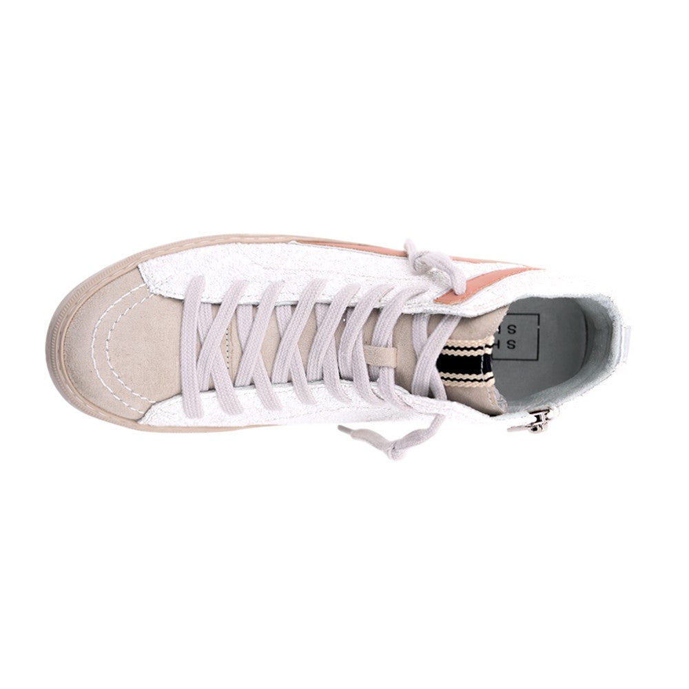 Rooney Glitter High Top Lace Up Sneakers