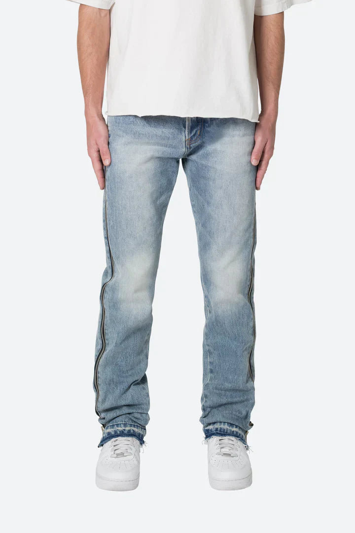 MNML D558 Straight Stripe Denim - Blue
