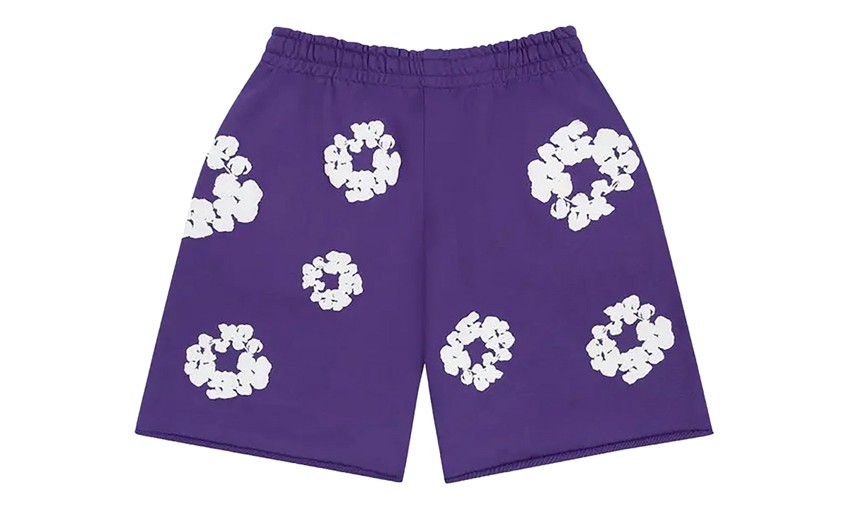 Cotton Wreath Sweatshorts "Purple" DT536