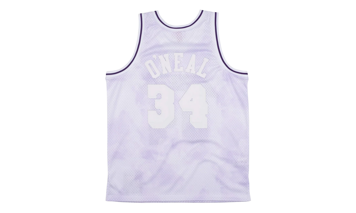 NBA Shaquille O’Neal Cloudy Skies Swingman Jersey "1996 Los Angeles Lakers - Light Purple" SMJYBW19061 LALLTPR96SON