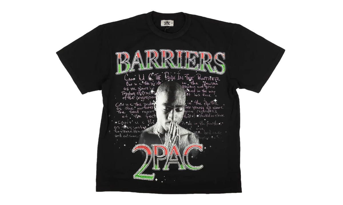 Tupac Short Sleeve T-Shirt "Black" BAR39