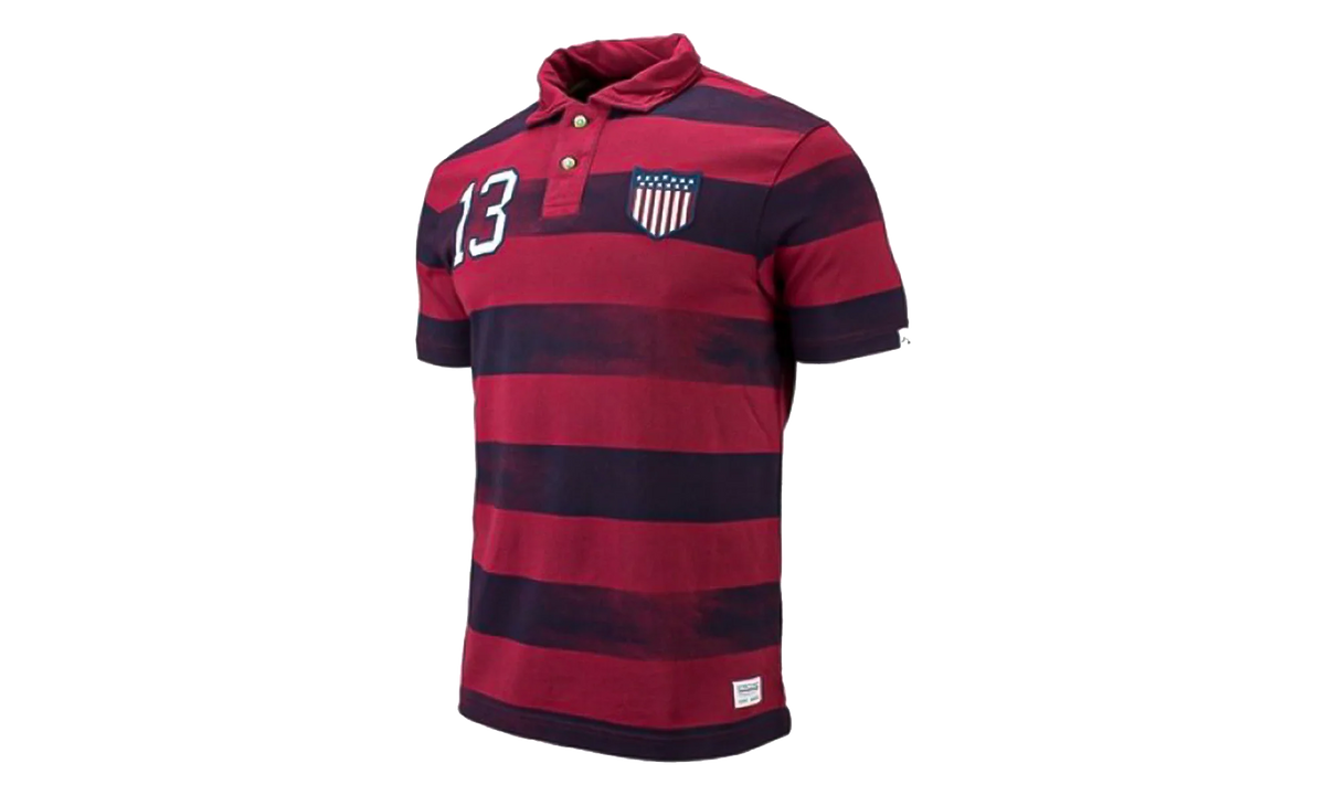 USA Covert Vintage Polo Shirt "Red / Obsidian" 543973 677
