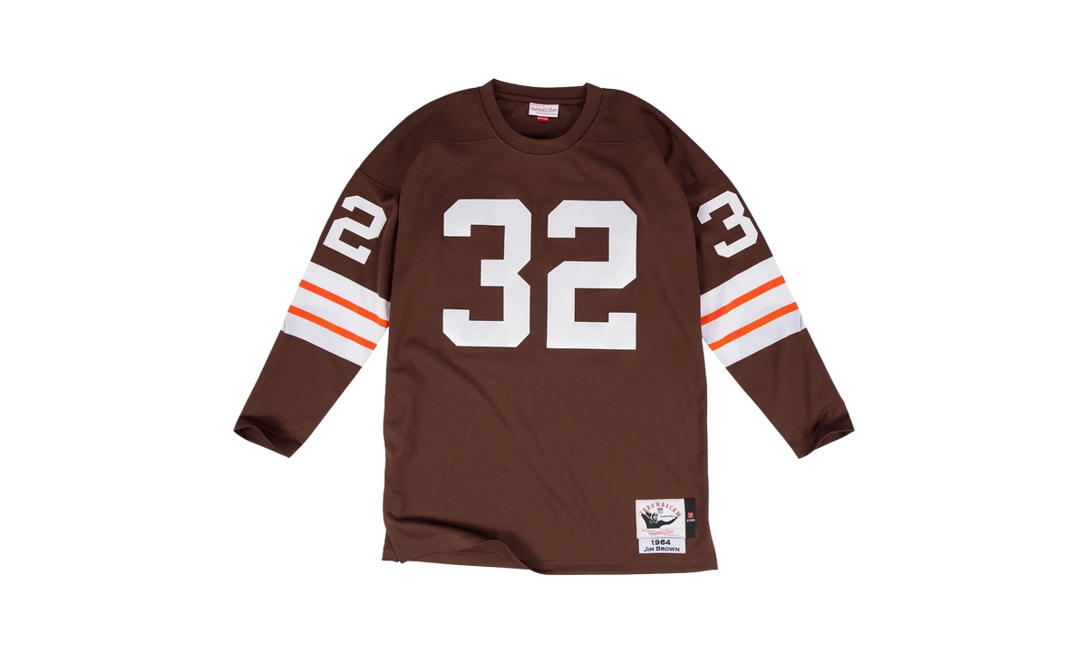 NFL Jim Brown Authentic Jersey "1964 Cleveland Browns - Brown" AJY6CP18021 CBRBROW64JBW