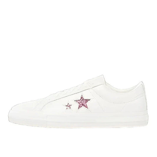Women's Converse X Turnstile One Star Pro Ox - White/Pink