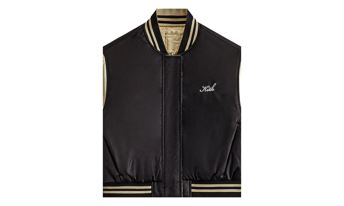 Landry Varsity Cropped Bomber "Black" khw010187 001