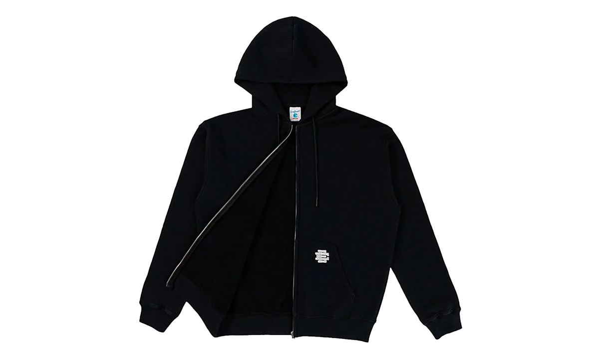 EE FULL ZIP HOODIE "FW23 - Black/Grey" EE833