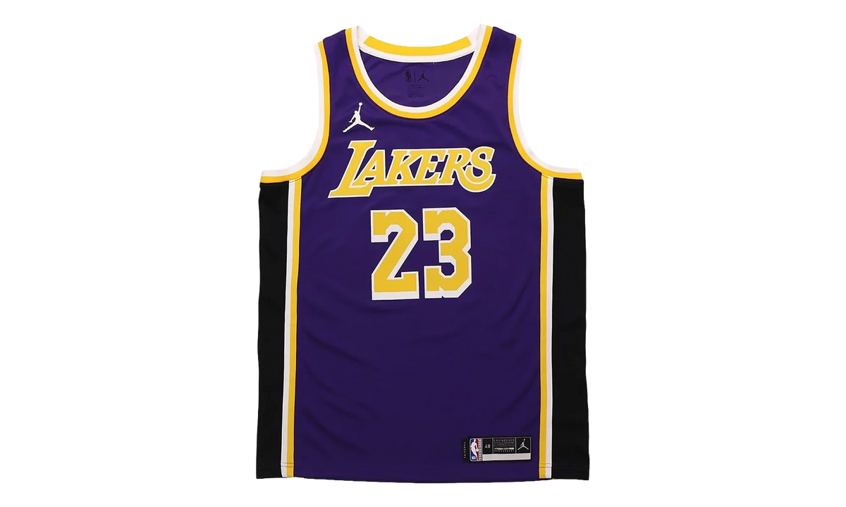 NBA Los Angeles Lakers Statement Edition 2020 Swingman Jersey "Lebron James - Purple / Yellow" CV9481 508