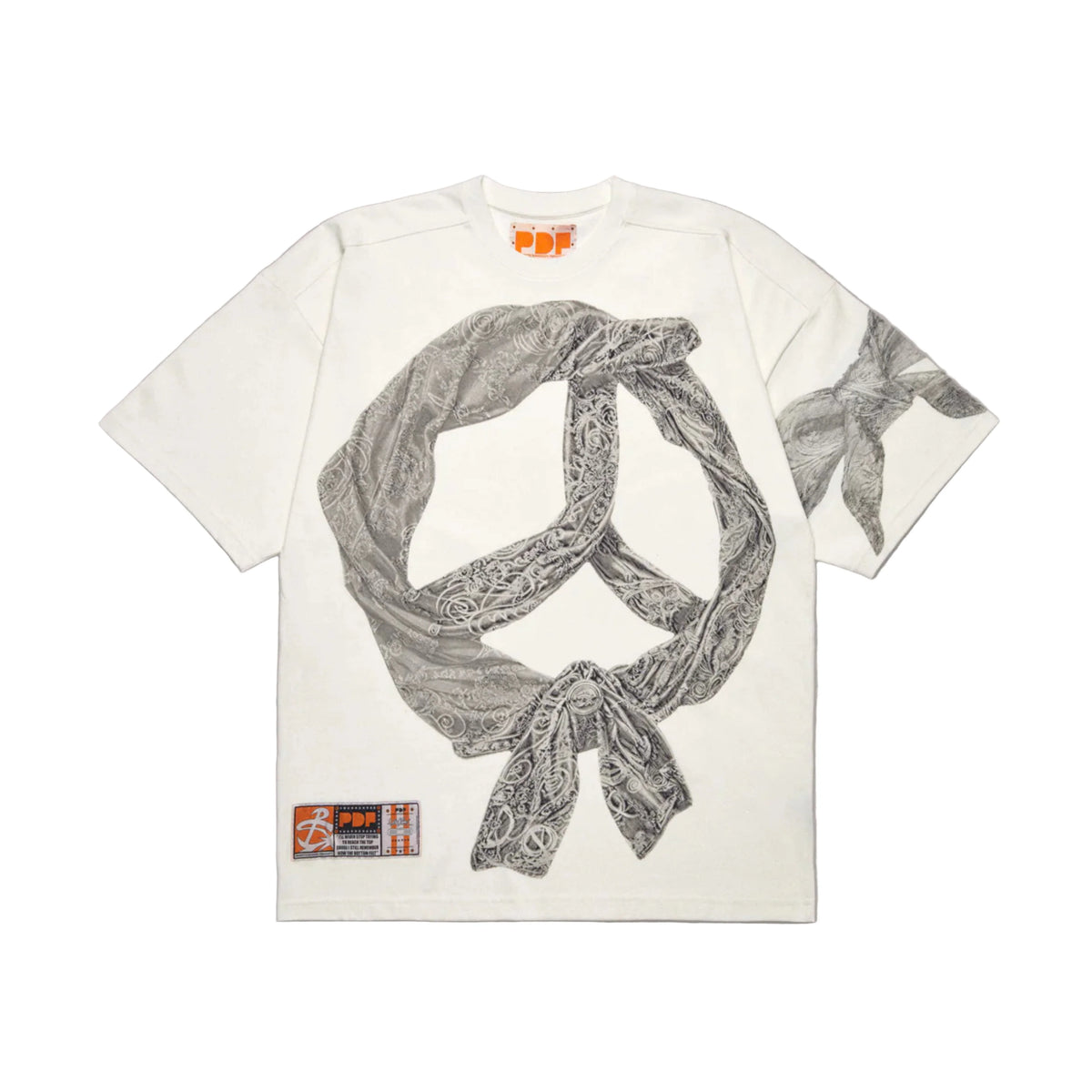 PDF Channel The Boy Flake Tee - White