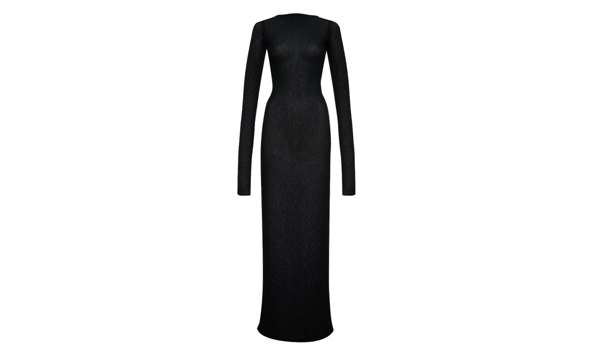 Sheer Knit Jersey Dress WMNS "Black" RHSS24DR02852372 BLK