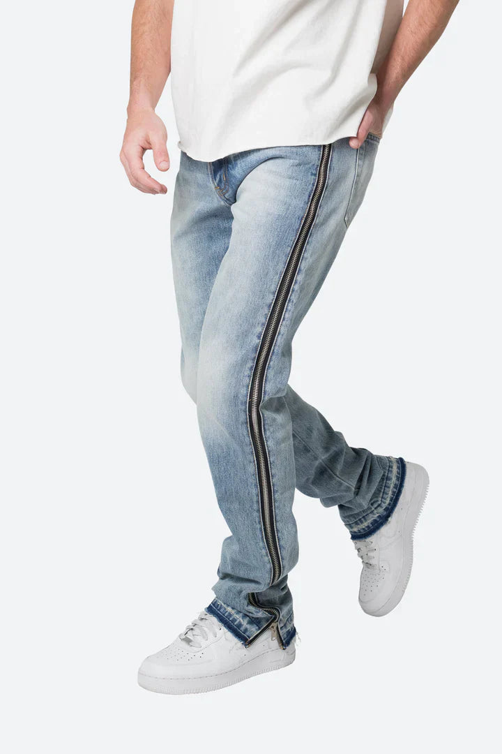 MNML D558 Straight Stripe Denim - Blue