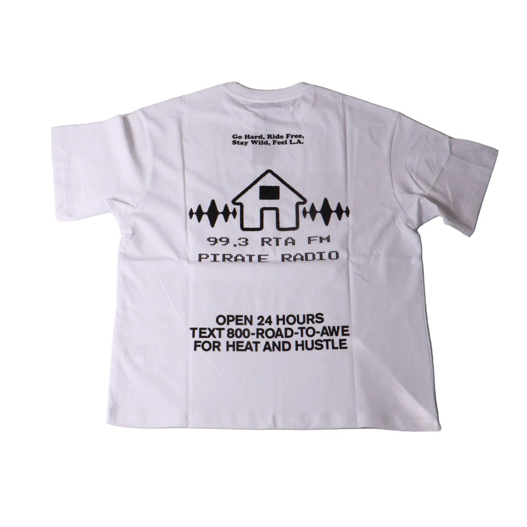 RtA Colin Radio House Tee - White