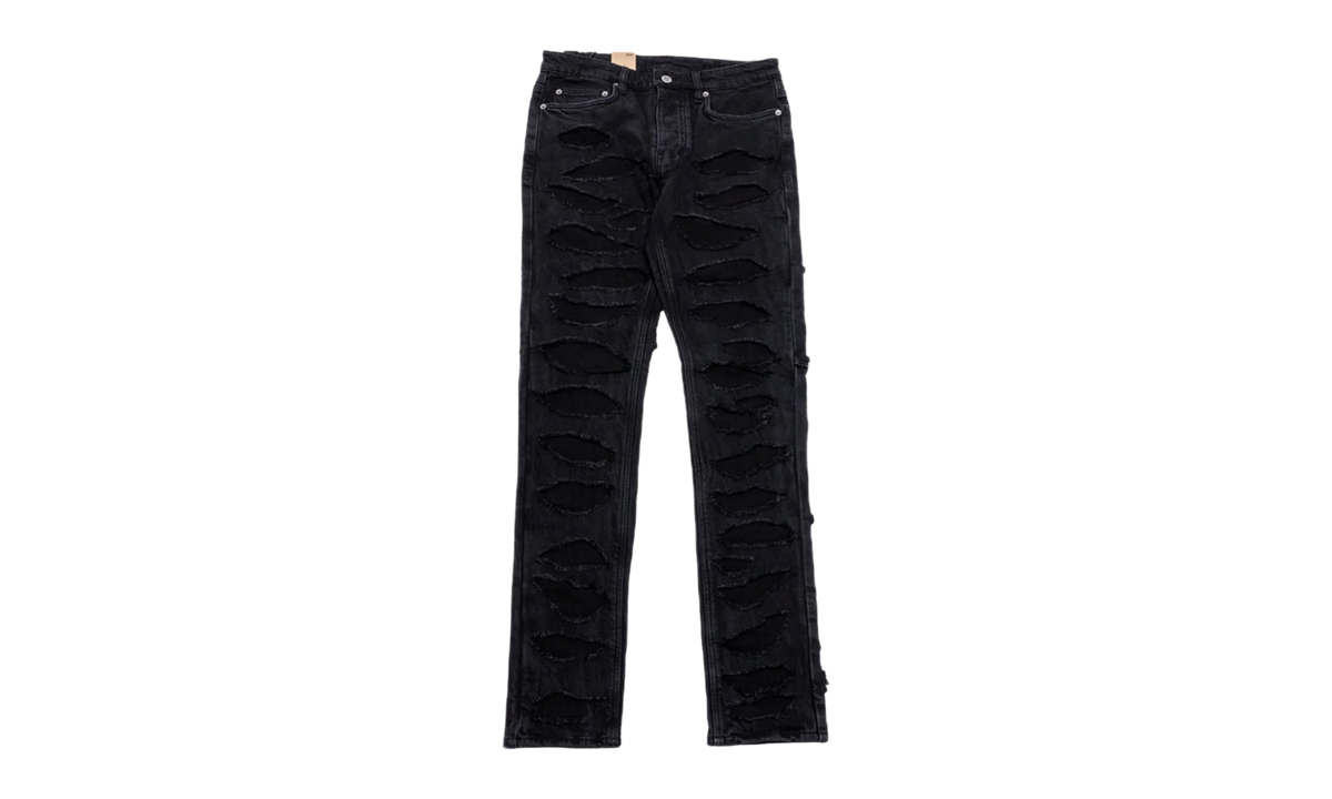 KSUBI Trippie Redd Chitch Shredded Jeans "Black" CNT4QG7A