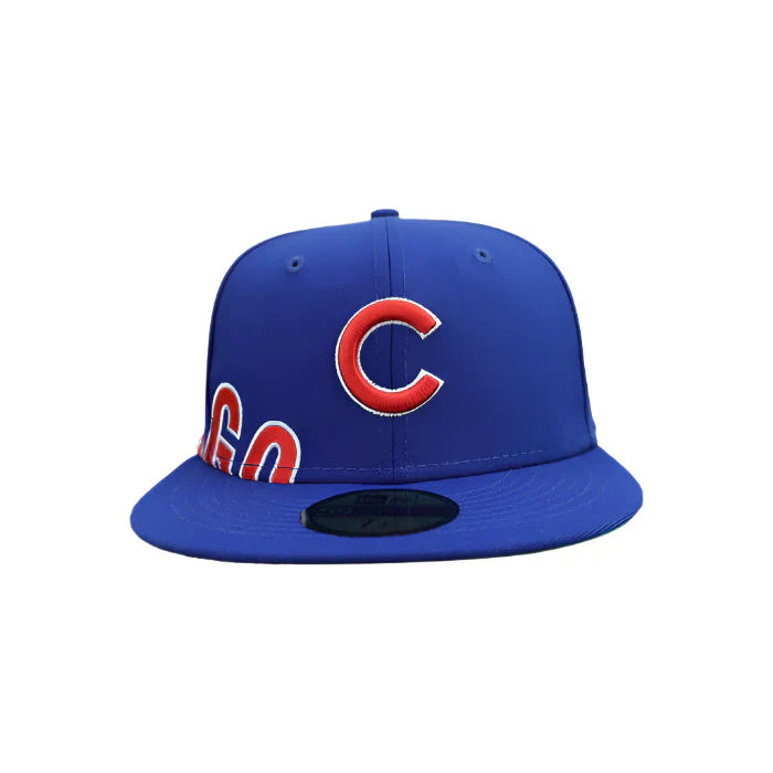 New Era 59Fifty Chicago Cubs Side split "Chicago" - Blue
