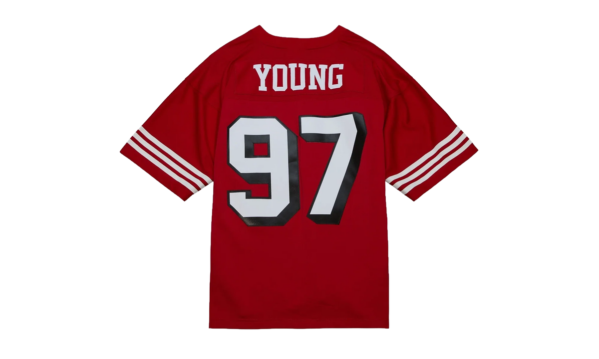 NFL Bryant Young Legacy Jersey "1994 San Francisco 49ers - Scarlet" LGJY3195 SF494BYOSCAR