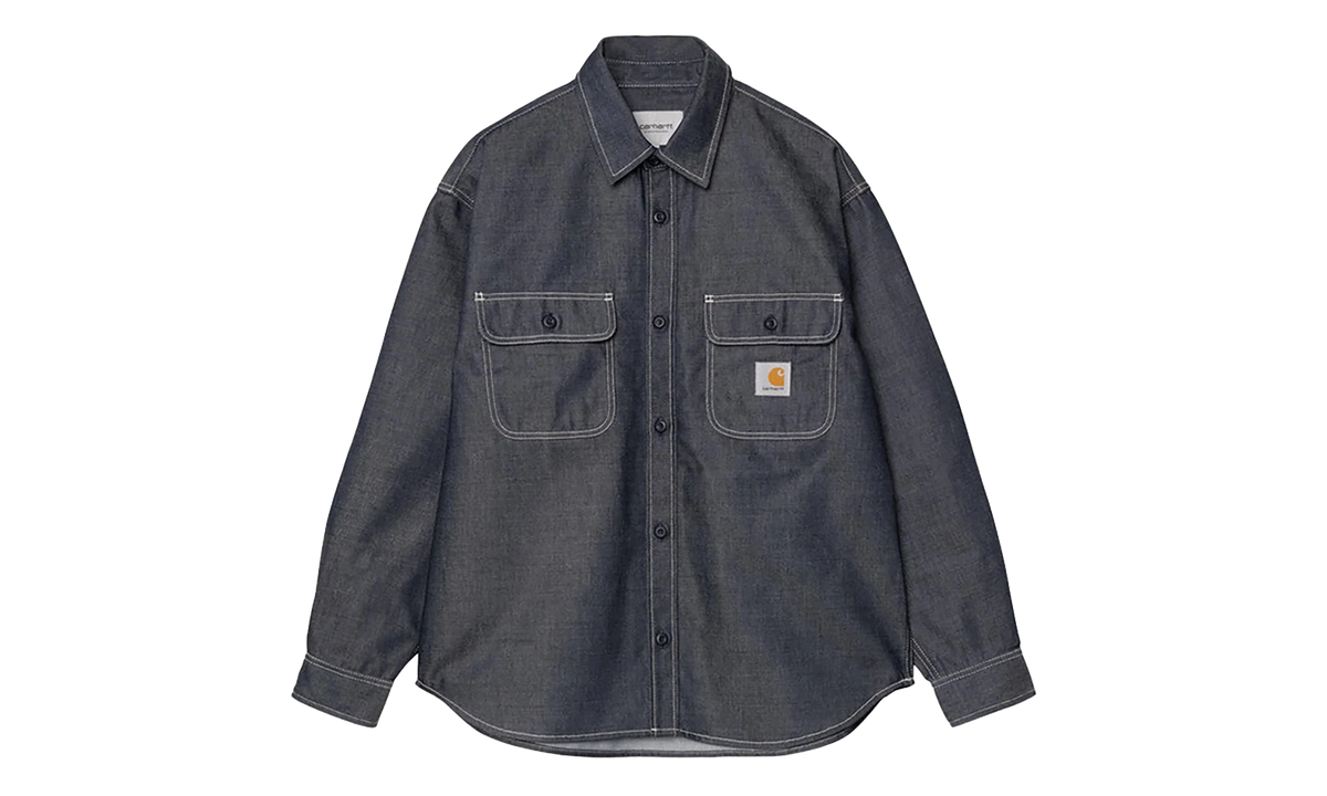 Tigan Shirt Jacket "Blue Rigid" I036263 01 01