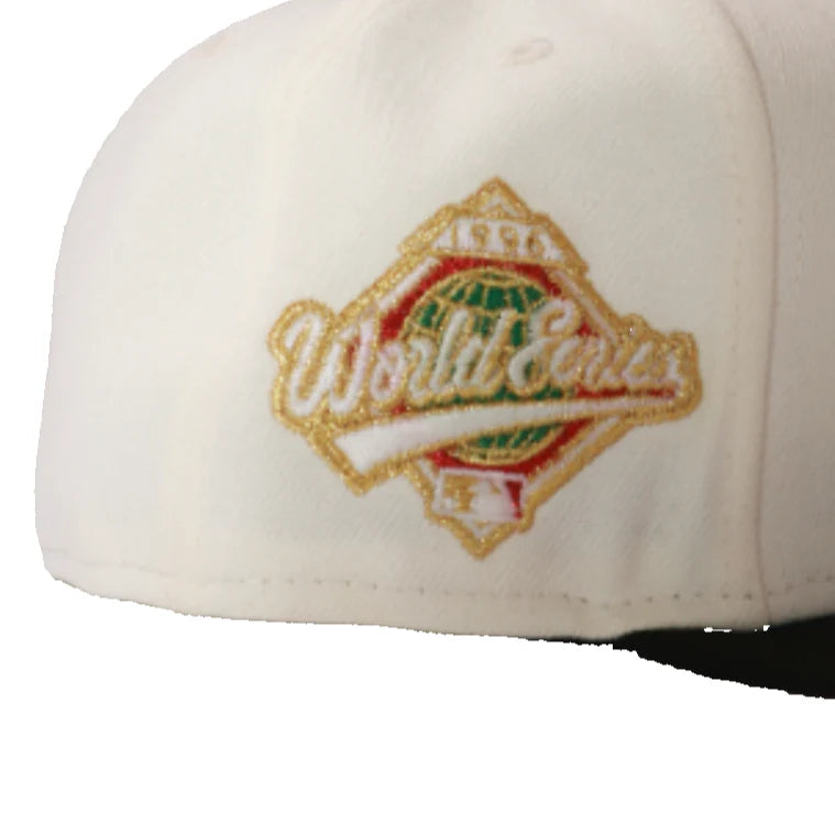 New Era 59Fifty Atlanta Braves '96 World Series Fitted - Off-White/Gold/Black