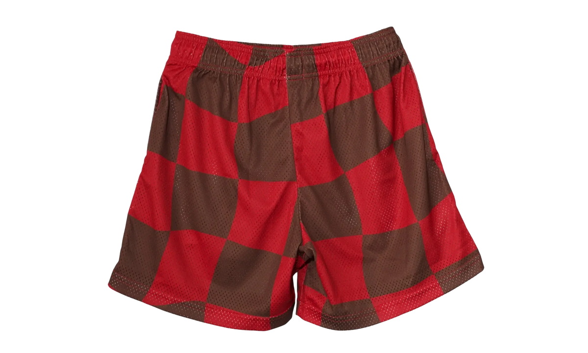 EE Basic Shorts "Red Chocolate Wavy Flag" EE130