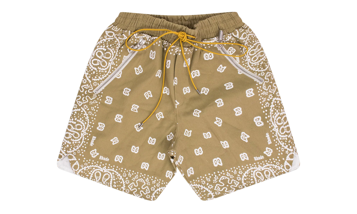Rhude Bandana Shorts "Khaki" RHSS23SH46009481 KHAKI