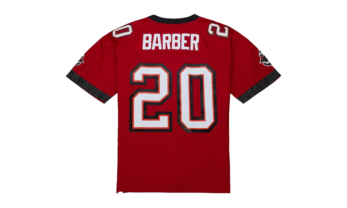 NFL Ronde Barber Dark Jersey "2002 Tampa Bay Buccaneers - Scarlet" LGJY6872 TBB02RBRSCAR