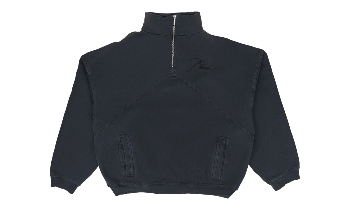 Script Logo Quarter Zip "Black" RHDMTPS0101 BLK