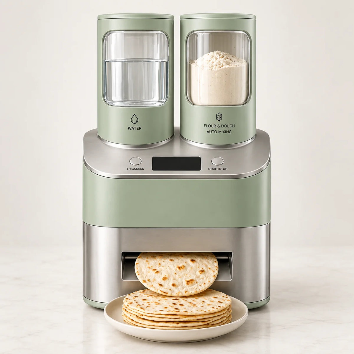 Automatic Flatbread Maker – Fresh Tortillas, Roti & Wraps at Home