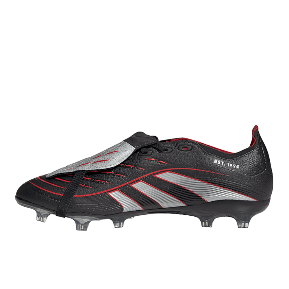 Predator Obsidian Strike Fold-Over Tongue Firm Ground/Multi Ground Soccer Cleats