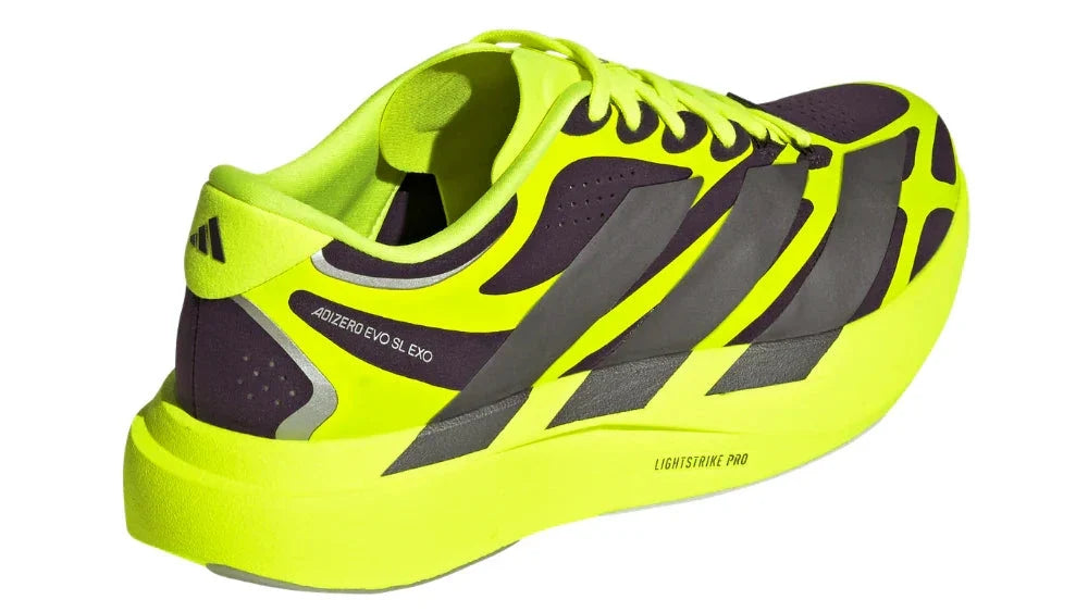 aadidas Adizero Evo SL EXO Aurora Plum Solar Yellow