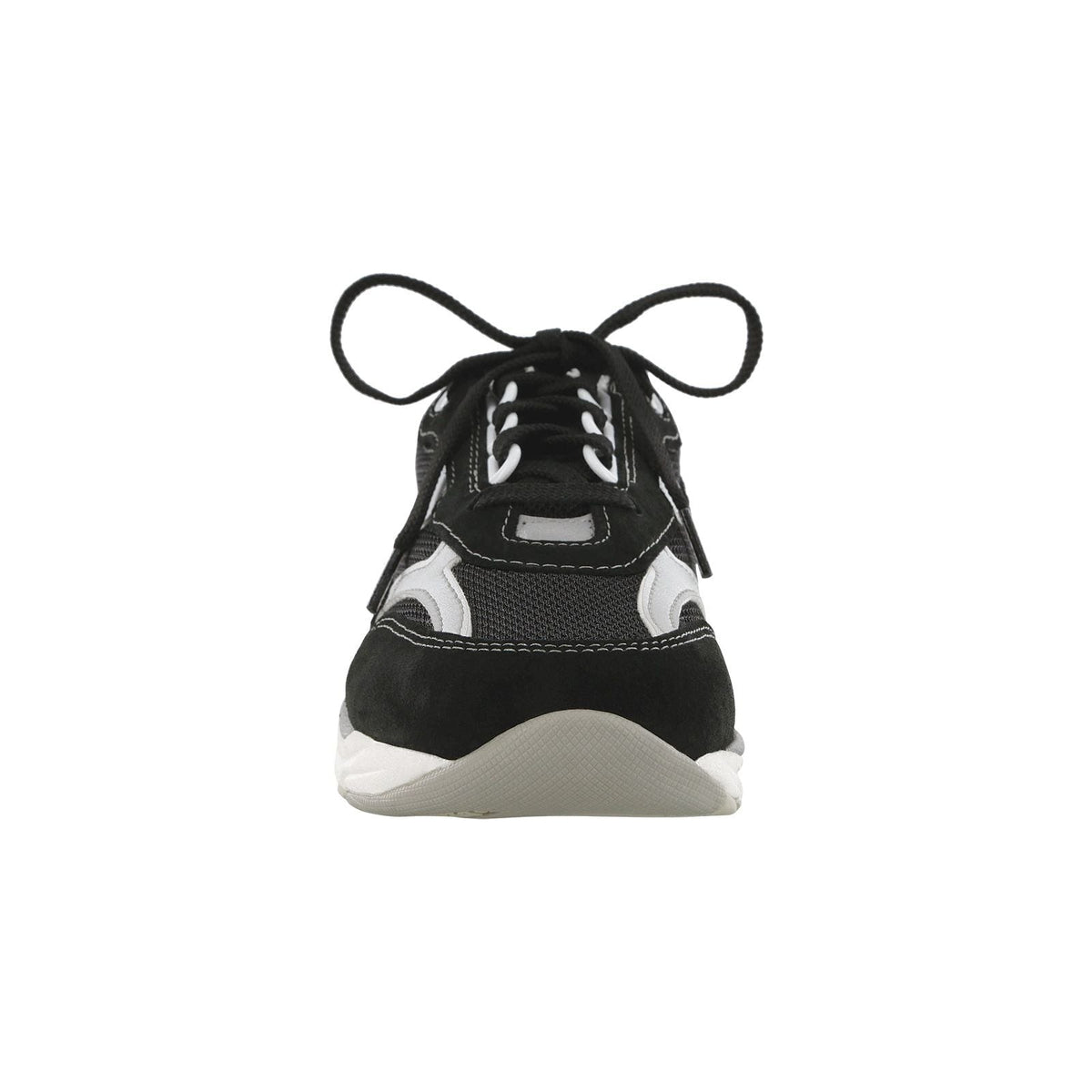 Women's Tour Mesh Lace Up Sneaker in Black / Silver