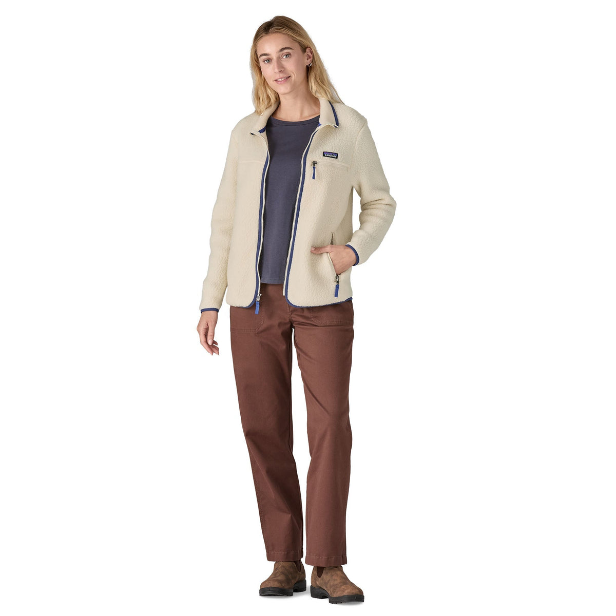Women's Retro Pile Fleece Jacket
