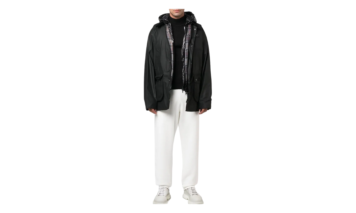 Pantalone in Felpa / Logo-Patch Track Pants "White" MON11
