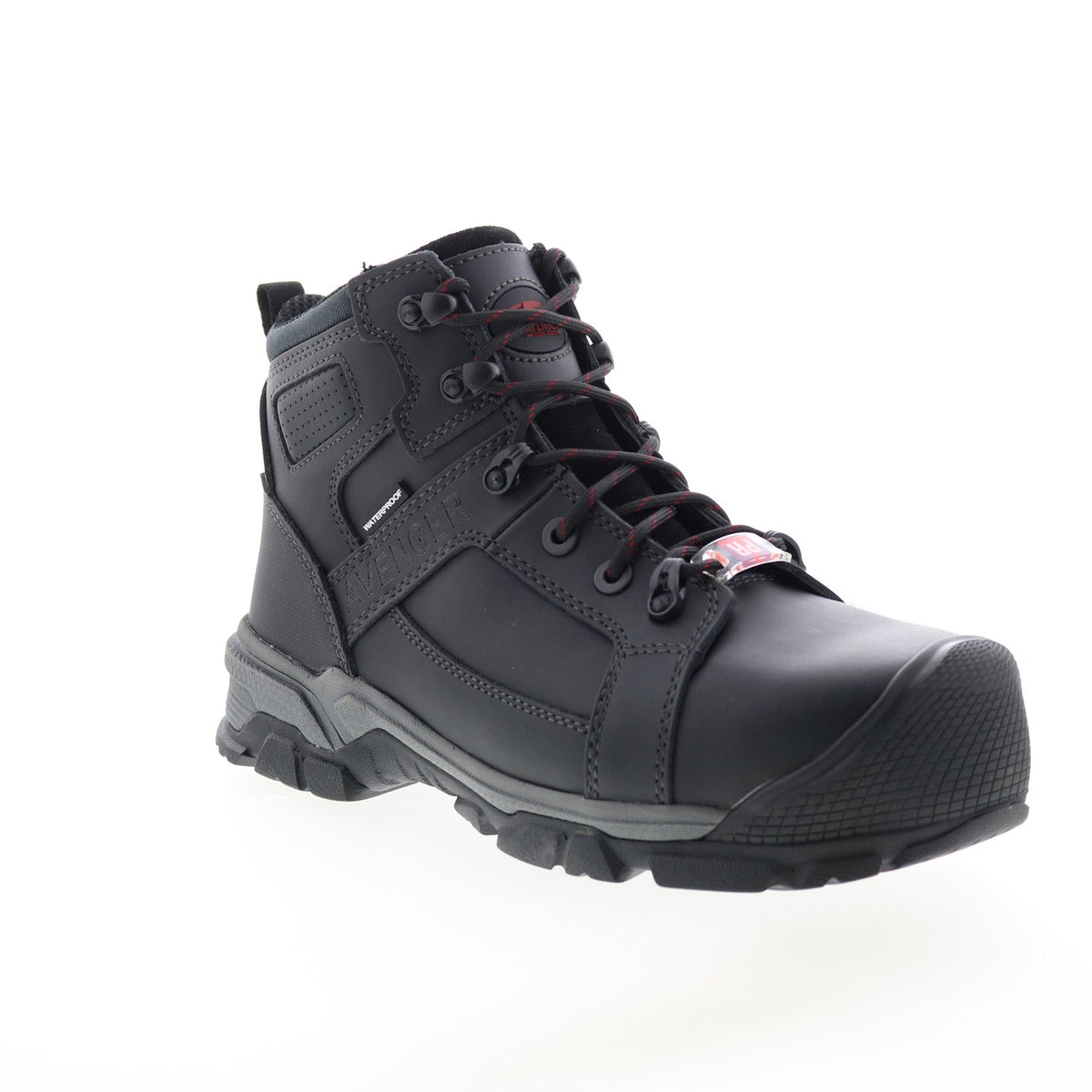 Avenger Ripsaw Carbon Toe Waterproof Mens Black Wide Work & Safety Boots