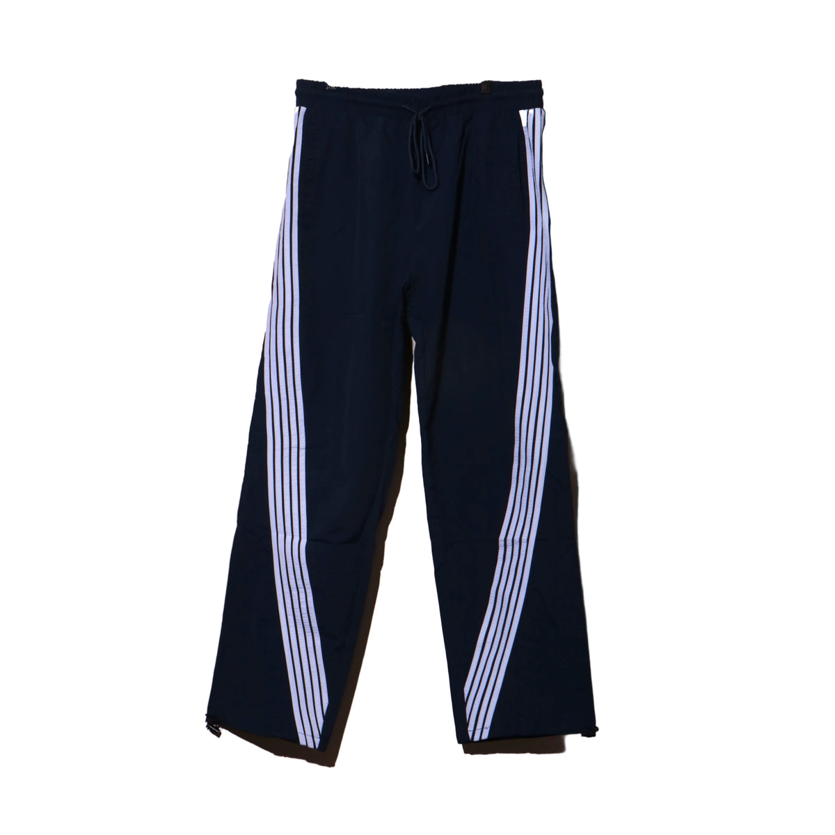 Rebel Minds Striped Nylon Track Pants - Navy