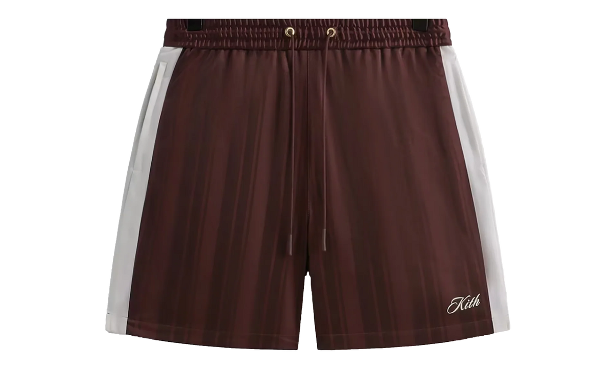 Pinstripe Tricot Active Shorts "Magma Red" KHM060697 601