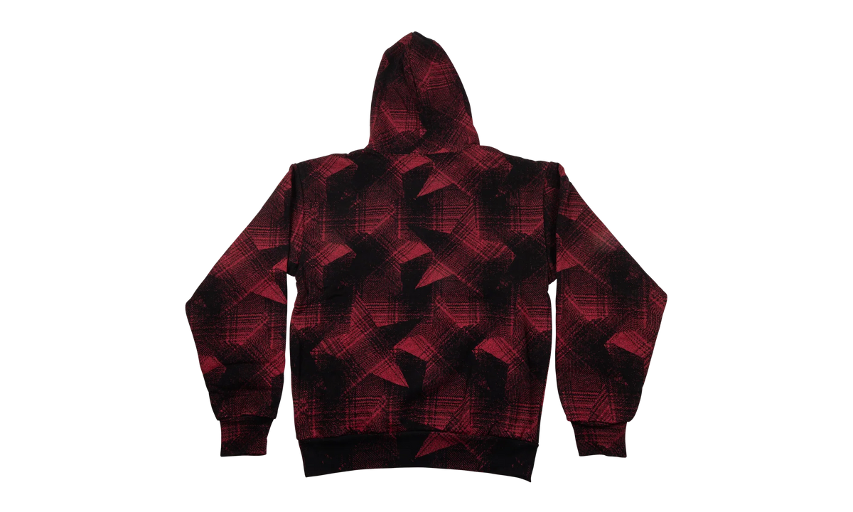 PLAID SPLATT HOODIE "Black" SP5der299