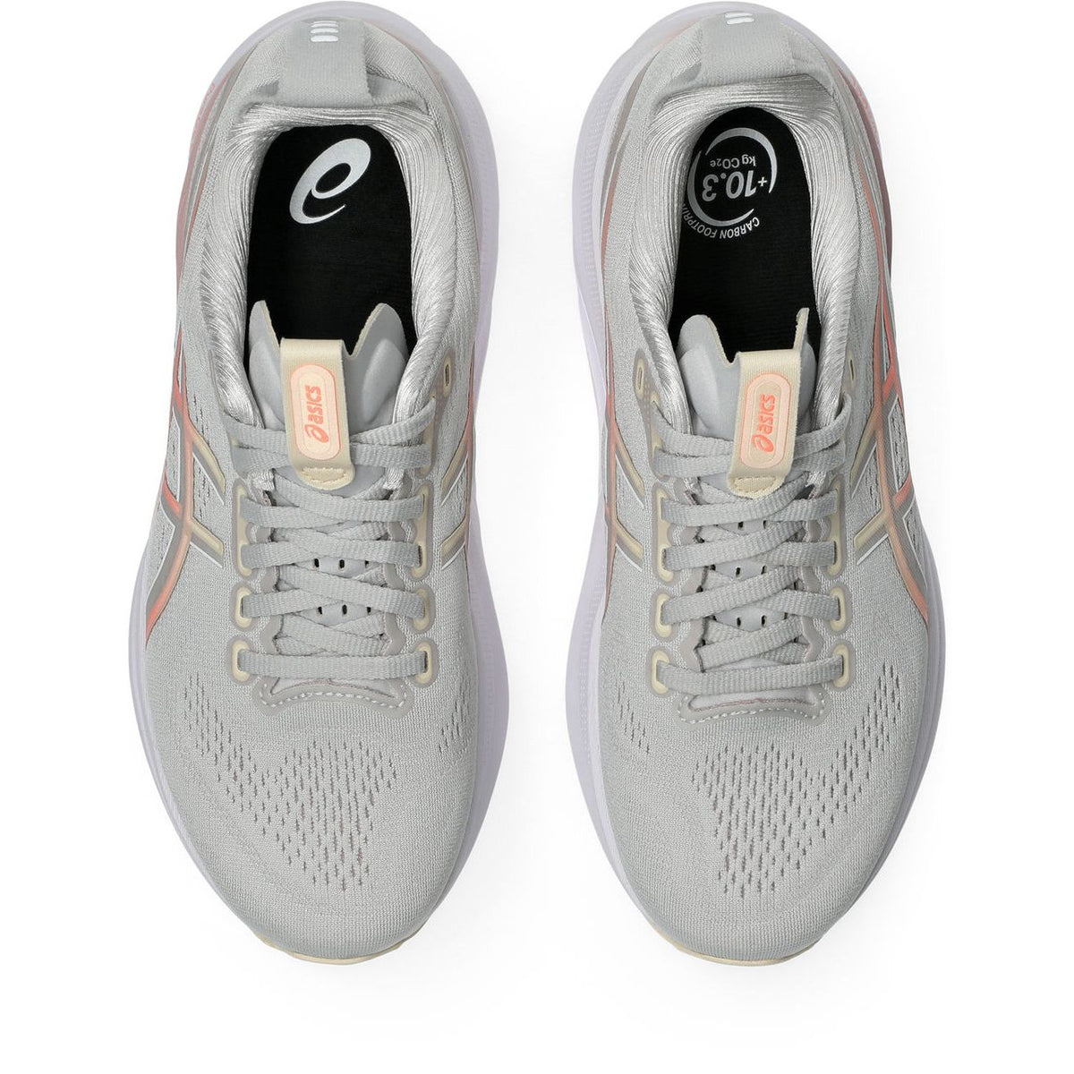 Women's Gel-Kayano 32 Running Shoes in Cloud Grey/Seashell