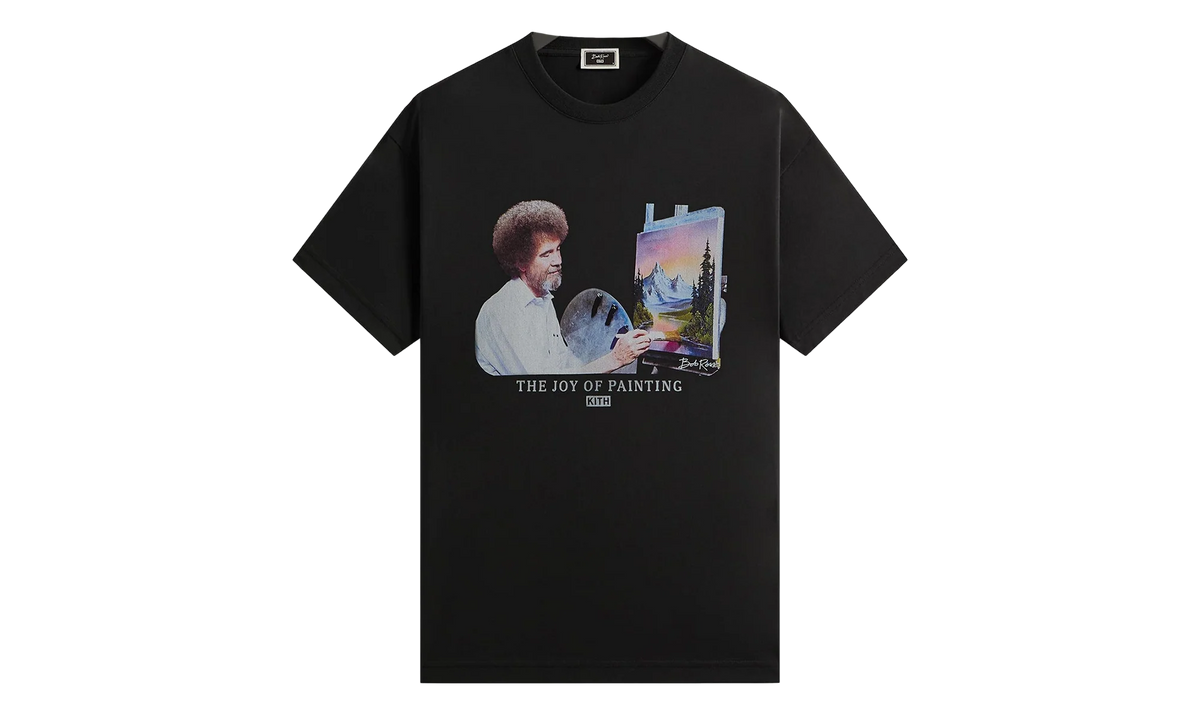 Bob Ross Joy of Painting Portrait Tee "Black" KHM033936 001