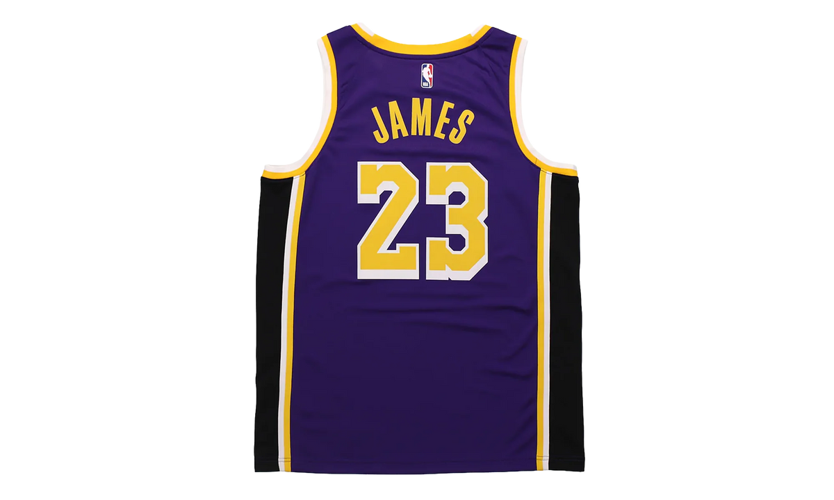 NBA Los Angeles Lakers Statement Edition 2020 Swingman Jersey "Lebron James - Purple / Yellow" CV9481 508