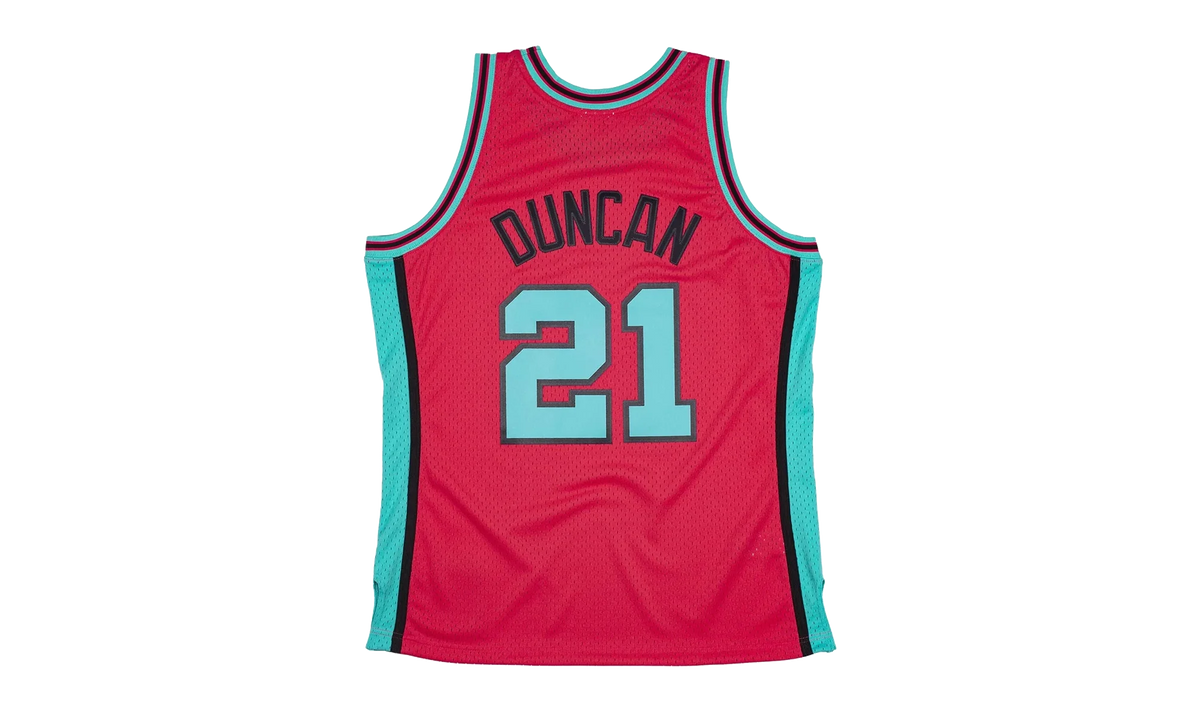 NBA Tim Duncan Reload Swingman Jersey "1998 San Antonio Spurs - Pink" SMJYCP19304 SASPINK98TDU